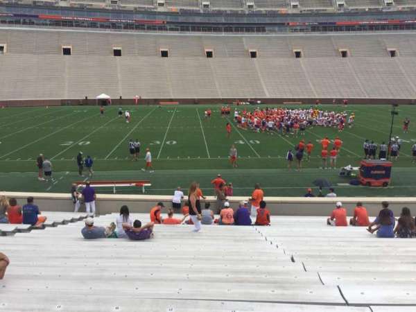 Memorial Stadium, Clemson, bloc: G, rangée: W, place: 21-23