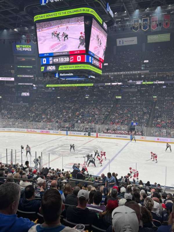 Nationwide Arena, bloc: 113, rangée: Y, place: 12