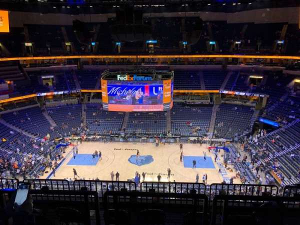 FedEx Forum, bloc: 225, rangée: G, place: 10-13