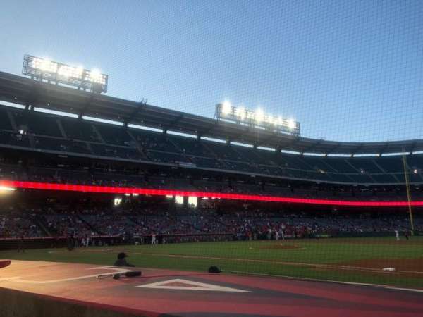 Angel Stadium, bloc: 126, rangée: D, place: 1