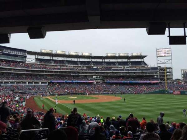 Nationals Park, bloc: 137, rangée: UU