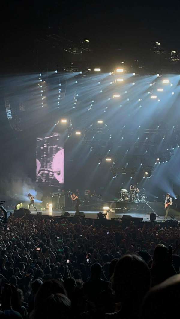 Accor Arena, bloc: Gradin F, rangée: 22, place: 4