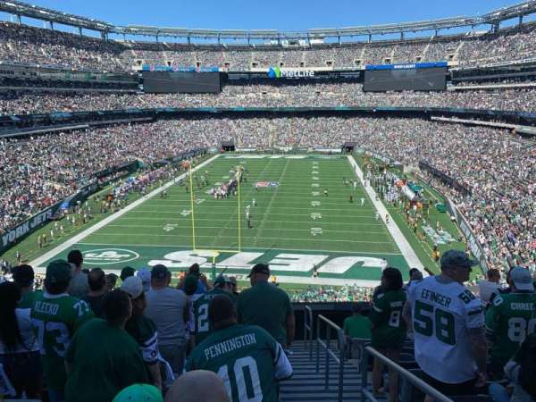 MetLife Stadium, bloc: 225a, rangée: 10, place: 1