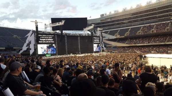 Soldier Field, bloc: 136, rangée: 14, place: 13