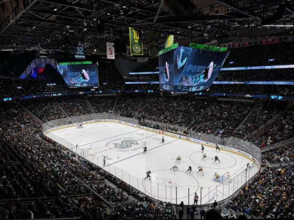 Climate Pledge Arena, bloc: 110, rangée: E, place: 15