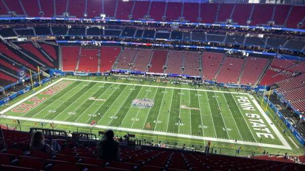 Mercedes-Benz Stadium, bloc: 318, rangée: 18, place: 18