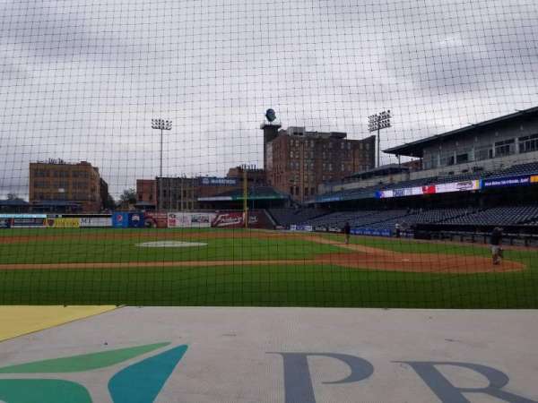 Fifth Third Field, bloc: 107, rangée: F, place: 8