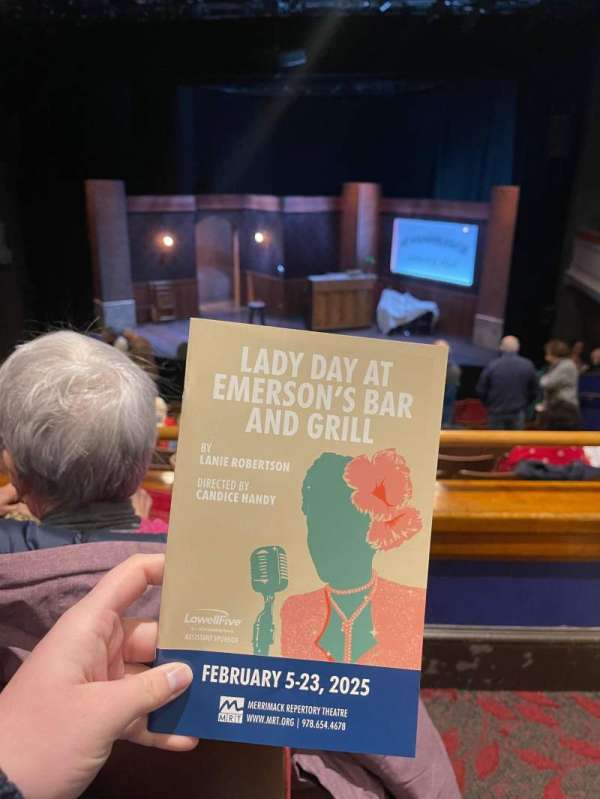 Merrimack Repertory Theatre, bloc: Balcony, rangée: BB, place: 105