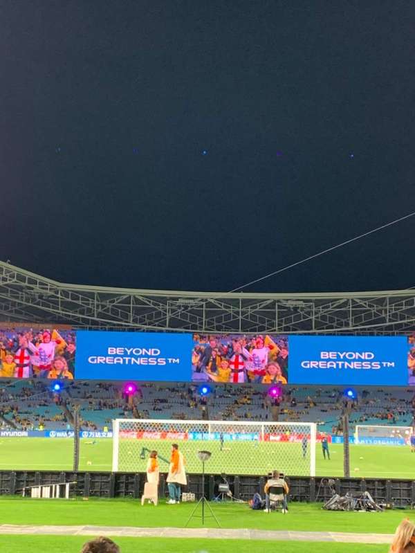 Accor Stadium, bloc: 119, rangée: 9, place: 14