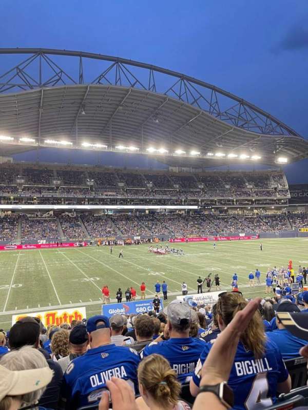 Princess Auto Stadium, bloc: 132, rangée: 20, place: 19