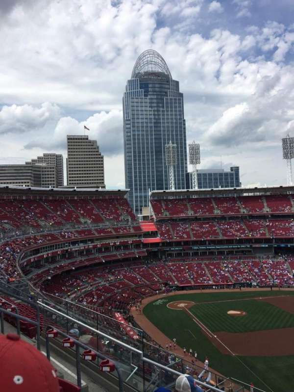 Great American Ball Park, bloc: 537, rangée: H, place: 1