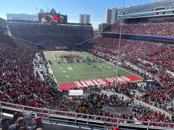 Ohio Stadium, bloc: 6C, rangée: 8, place: 19