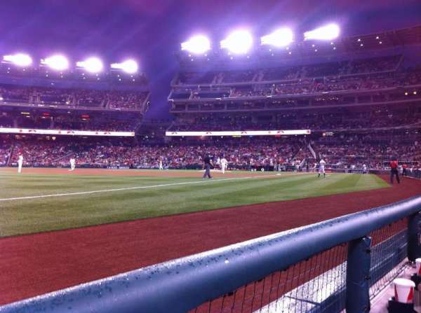 Nationals Park, bloc: 111, rangée: A, place: 12