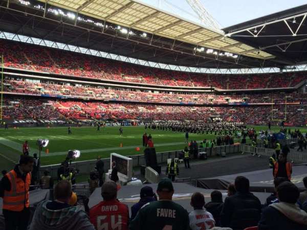Wembley Stadium, bloc: 128, rangée: 16, place: 150