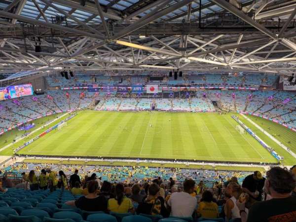 Accor Stadium, bloc: 608, rangée: 27, place: 29