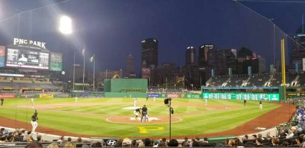 PNC Park, bloc: 117, rangée: A, place: 1