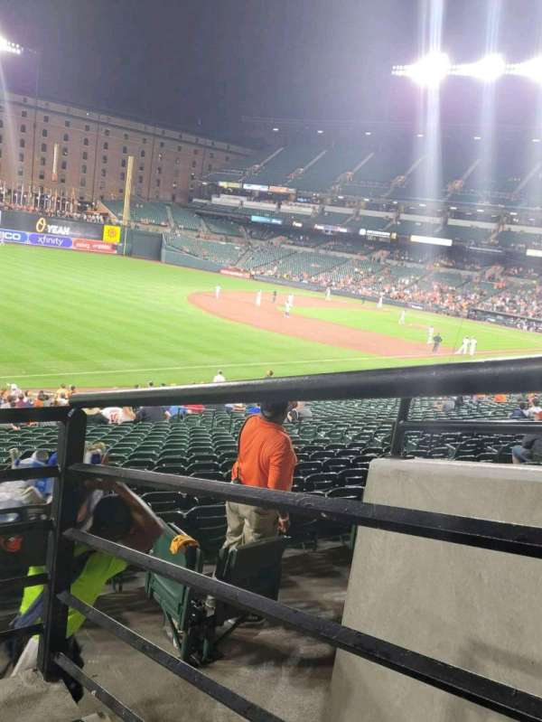 Oriole Park at Camden Yards, bloc: 67, rangée: 3, place: 1