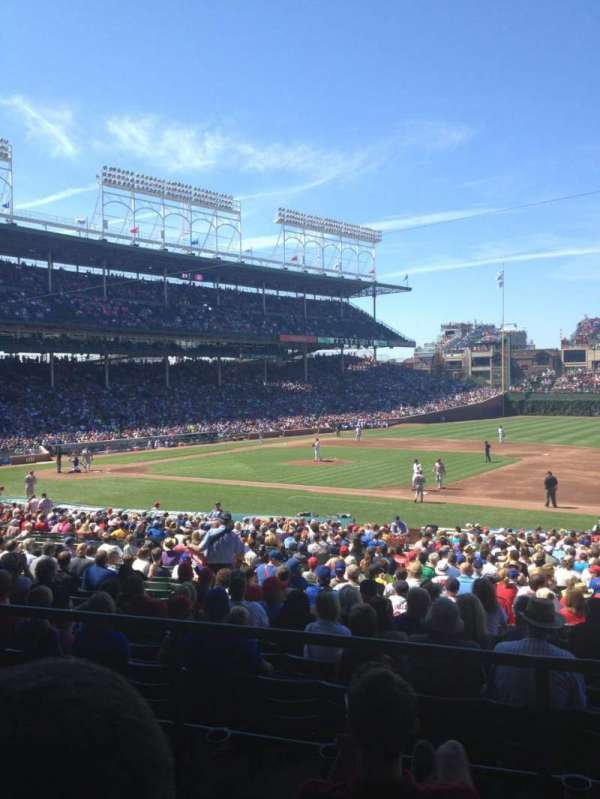 Wrigley Field, bloc: 226, rangée: 4, place: 15