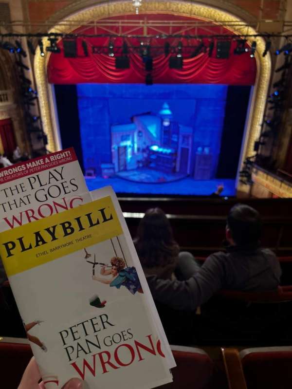 Barrymore Theatre, bloc: Rear Mezzanine C, rangée: D, place: 109