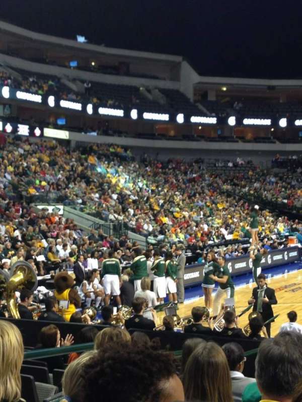 American Airlines Center, bloc: 112, rangée: B, place: 9