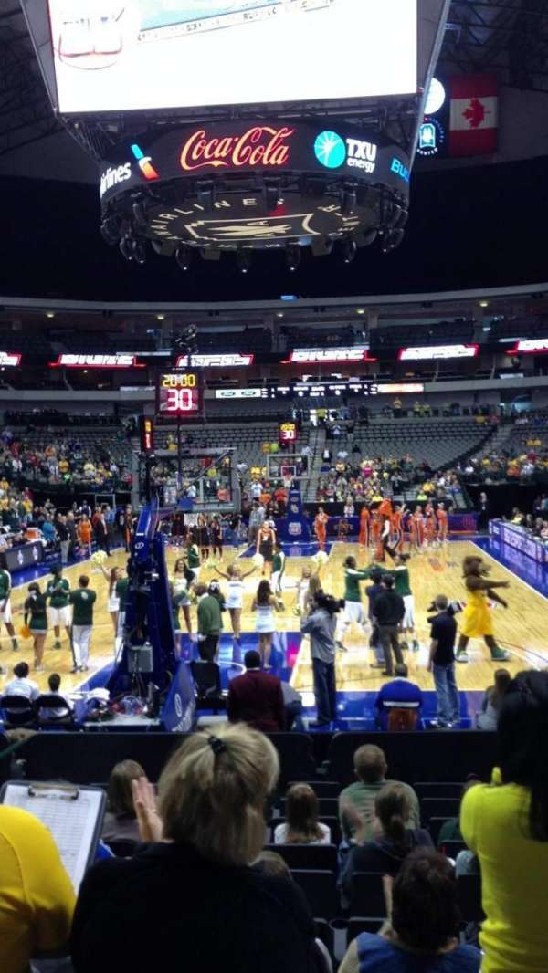 American Airlines Center, bloc: 112, rangée: B, place: 9