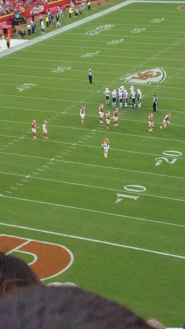 Arrowhead Stadium, bloc: 333, rangée: 10, place: 5