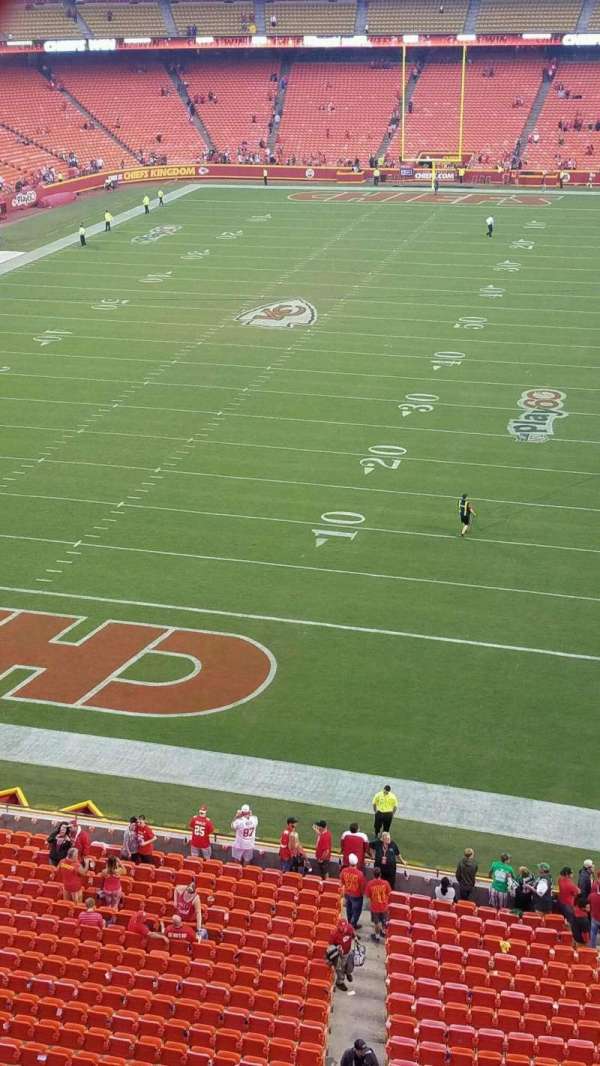 Arrowhead Stadium, bloc: 334, rangée: 1, place: 1