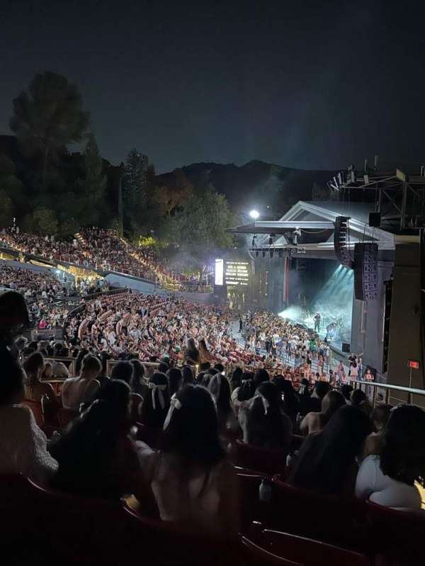 The Greek Theatre, bloc: South Terrace, rangée: F, place: 82