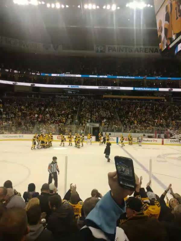 PPG Paints Arena, bloc: 113, rangée: G, place: 10