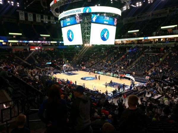 Target Center, bloc: 106, rangée: X, place: 9