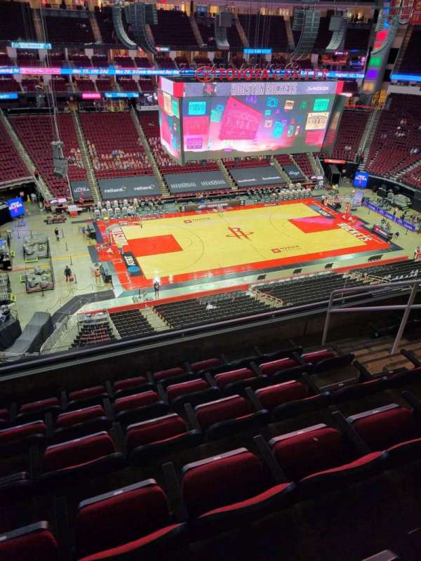 Toyota Center, bloc: 412, rangée: 6, place: 6