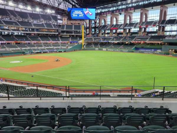 Globe Life Field, bloc: 124, rangée: 6, place: 17