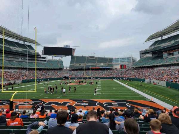 Paycor Stadium, bloc: 152, rangée: 16, place: 10