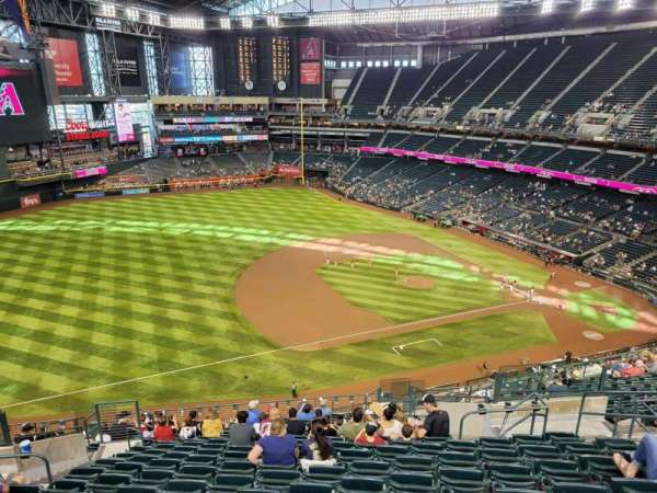 Chase Field, bloc: 325, rangée: 16, place: 10