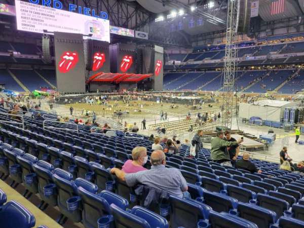 Ford Field, bloc: 109, rangée: 18, place: 21