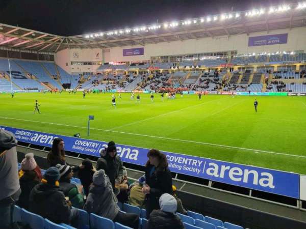 Coventry Building Society Arena, bloc: 23, rangée: J, place: 20