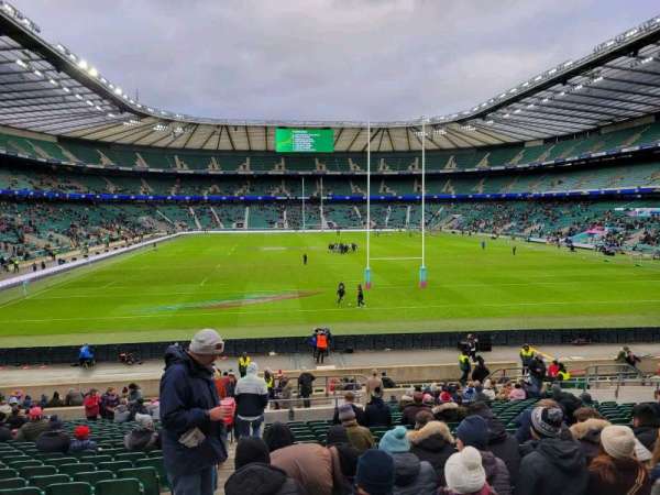 Twickenham Stadium, bloc: l16, rangée: 30, place: 160