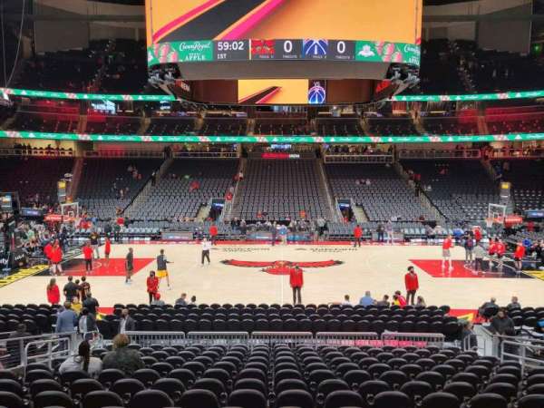 State Farm Arena, bloc: 108, rangée: pp, place: 9