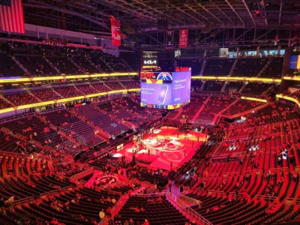 State Farm Arena, bloc: 213, rangée: h, place: 10