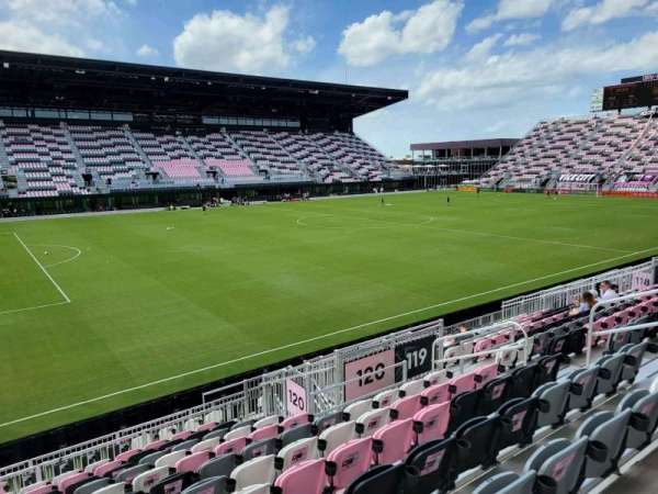 Chase Stadium, bloc: 120, rangée: 12, place: 12