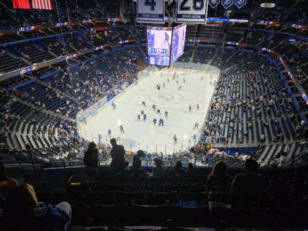Benchmark International Arena, bloc: 322, rangée: m, place: 18