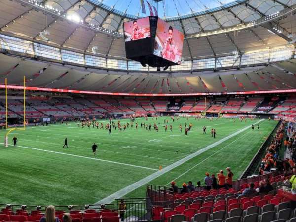 BC Place, bloc: 249, rangée: r, place: 101