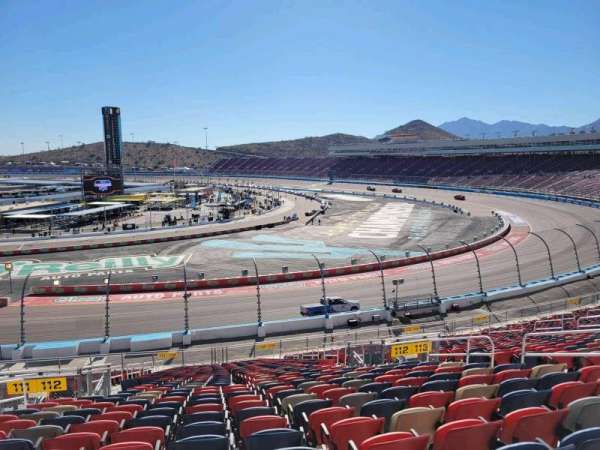 Phoenix Raceway, bloc: 112, rangée: 36, place: 10