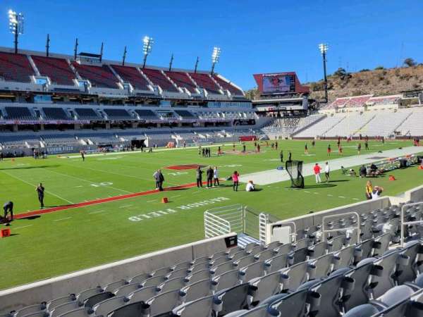 Snapdragon Stadium, bloc: 111, rangée: 11, place: 11