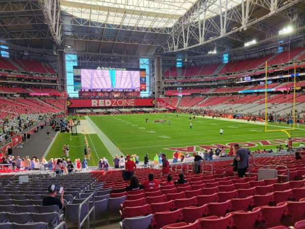 State Farm Stadium, bloc: 122, rangée: 26, place: 11