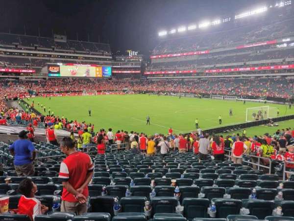 Lincoln Financial Field, bloc: 126, rangée: 24, place: 7