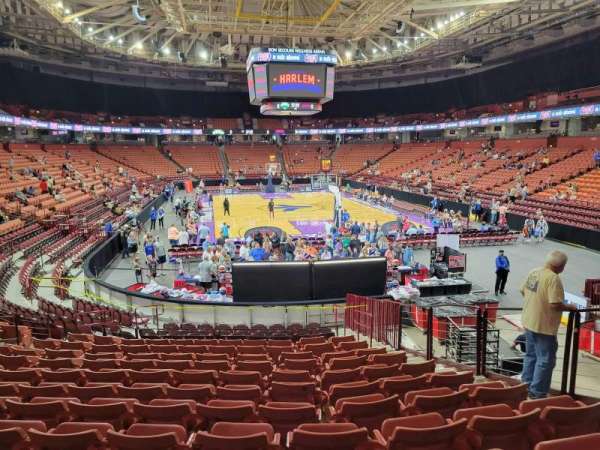 Bon Secours Wellness Arena, bloc: 107, rangée: m, place: 5
