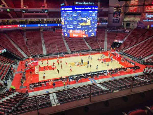 Pinnacle Bank Arena, bloc: 205, rangée: 3, place: 11