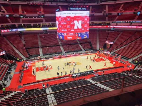 Pinnacle Bank Arena, bloc: 220, rangée: 3, place: 11