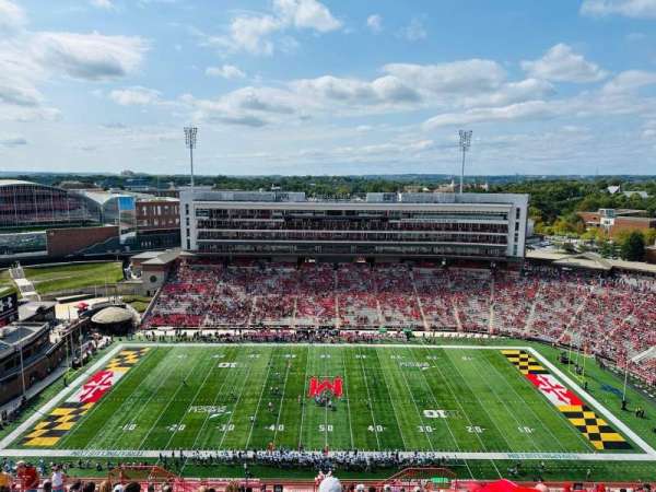 SECU Stadium, bloc: 306, rangée: CC, place: 12
